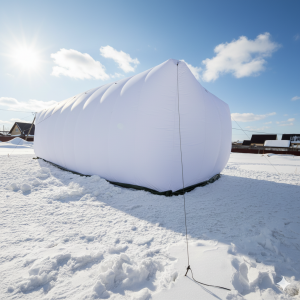 Бескаркасная палатка  21х6х5 м